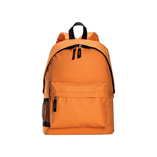 600d polyester 3-pocket backpack (one mesh side pocket). adjustable shoulder straps 2