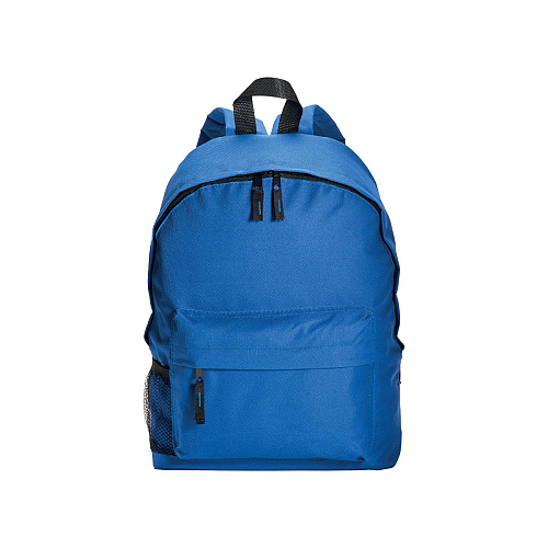 600d polyester 3-pocket backpack (one mesh side pocket). adjustable shoulder straps 2