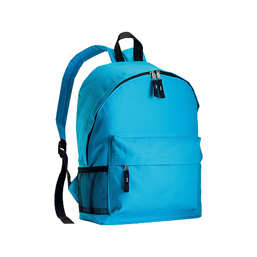 600d polyester 3-pocket backpack (one mesh side pocket). adjustable shoulder straps 1
