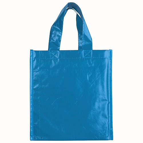 Stitched, laminated 100 g/m2 non-woven fabric mini shopping bag with gusset 2