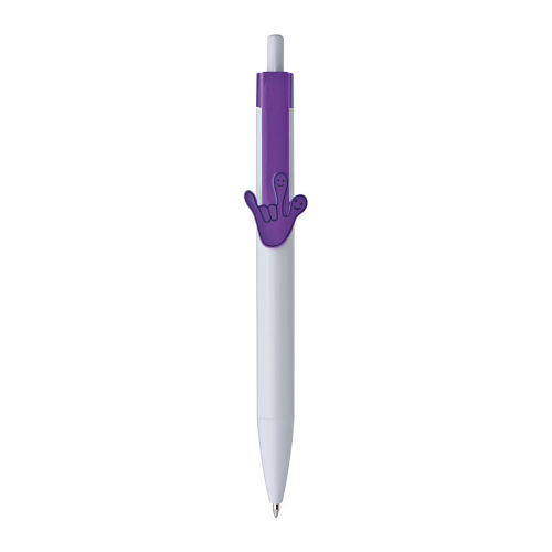Ball pen with clip hands 2D 2