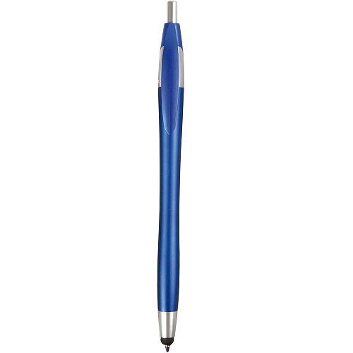 Plastic snap pen with touchscreen rubber tip 1