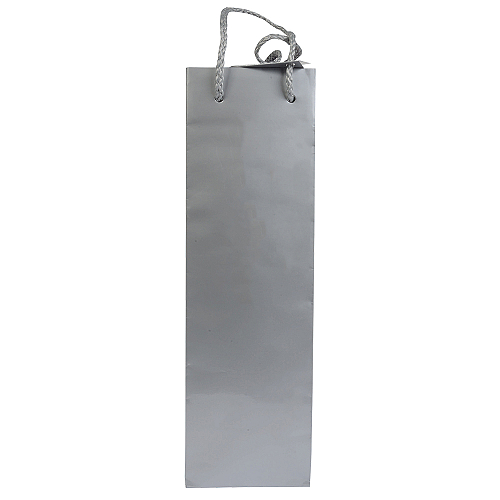 157 g/m2 laminated paper bottle shopping bag with gusset and bottom reinforcement, string 2