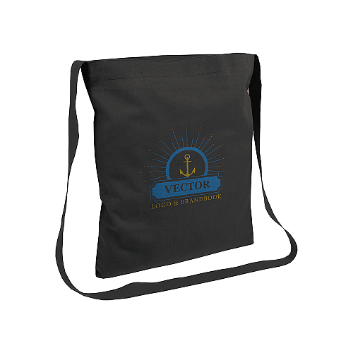 135 g/m2 cotton shopping bag with shoulder strap (3 x 118 cm) 4