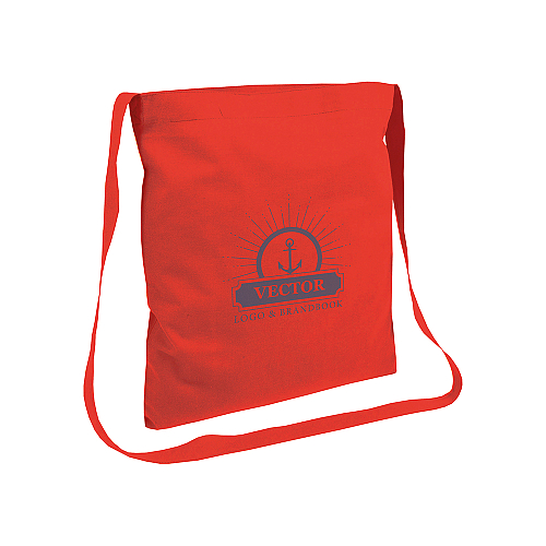 135 g/m2 cotton shopping bag with shoulder strap (3 x 118 cm) 4