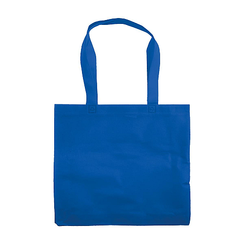 Heat-sealed 80 g/m2 non-woven fabric shopping bag with gusset and long handles 2