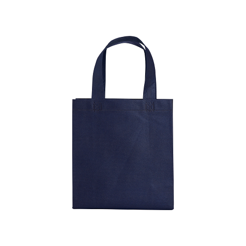 80 g/m2 non-woven fabric mini shopping bag with gusset and short handles 2