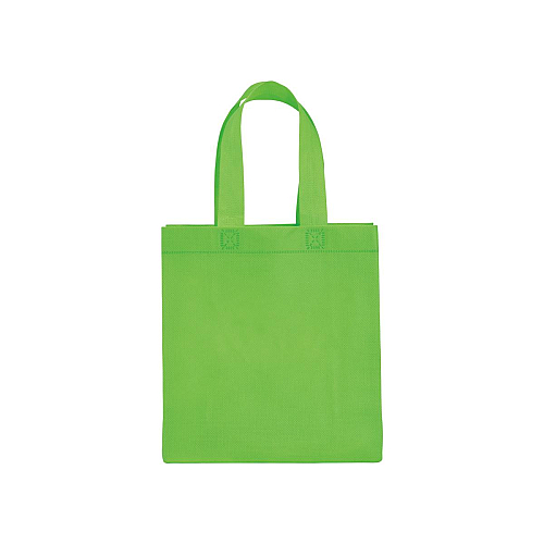 80 g/m2 non-woven fabric mini shopping bag with gusset and short handles 2