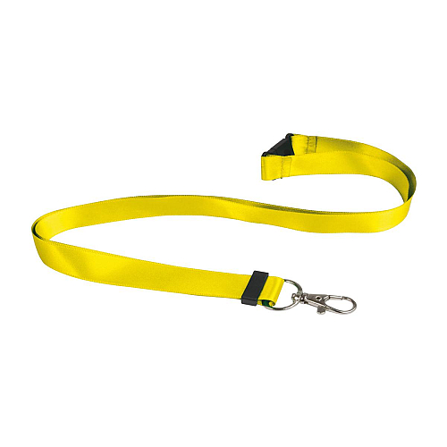 Satin lanyard with safety release clasp 1