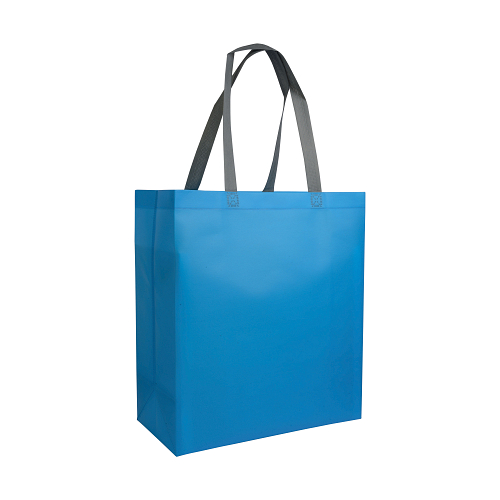 Laminated, heat-sealed 100 g/m2 non-woven fabric shopping bag with gusset 3
