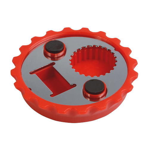 Abs and metal, bottle top-shaped, screw-top and bottle opener with magnets 2
