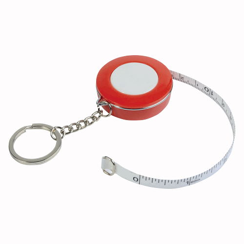 Plastic tape measure with key ring 3