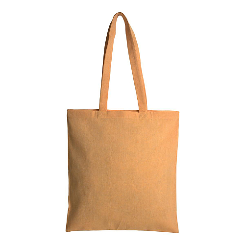 150 g/m2 recycled cotton shopping bag, melange effect, long handles 3