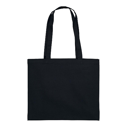 200 g/m2 cotton shopping bag, long handles and gusset 2