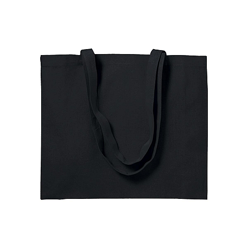 200 g/m2 cotton shopping bag, long handles and gusset 3