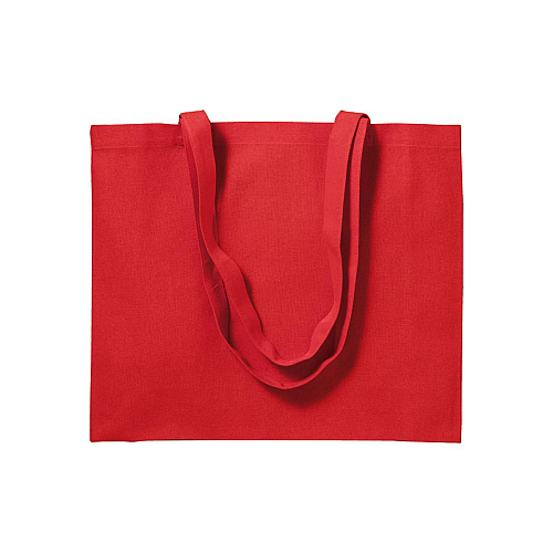 200 g/m2 cotton shopping bag, long handles and gusset 3