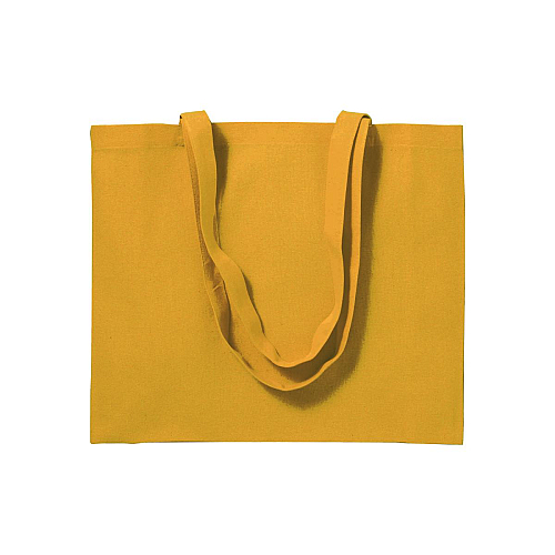 200 g/m2 cotton shopping bag, long handles and gusset 3