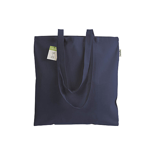 140 g/m2 organic cotton shopping bag, long handles 2