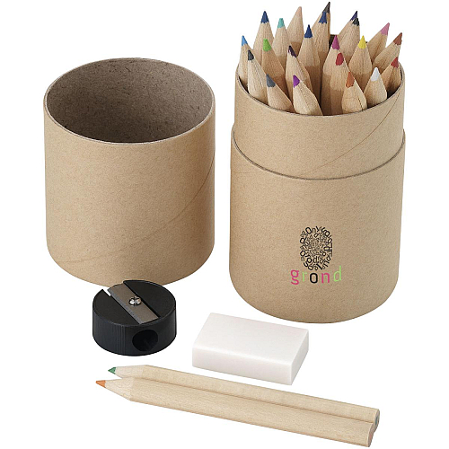 Woodby 26-piece coloured pencil set 2