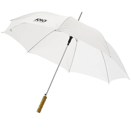 Lisa 23 auto open umbrella with wooden handle 2