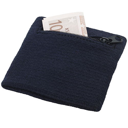 Brisky performance wristband with zippered pocket 1