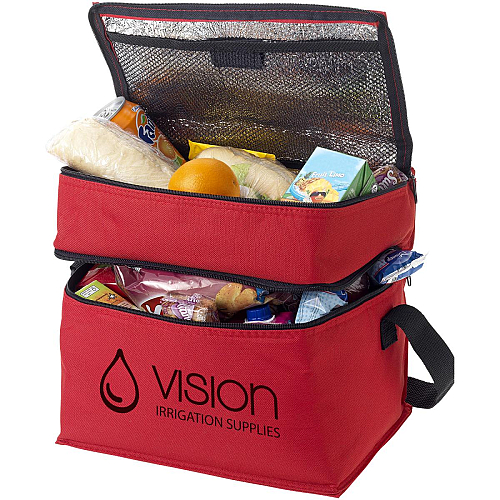 Oslo 2-zippered compartments cooler bag 13L 2
