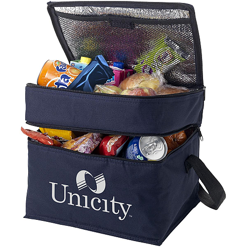 Oslo 2-zippered compartments cooler bag 13L 2