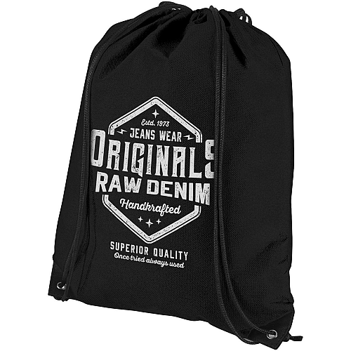 Evergreen non-woven drawstring bag 5L 2