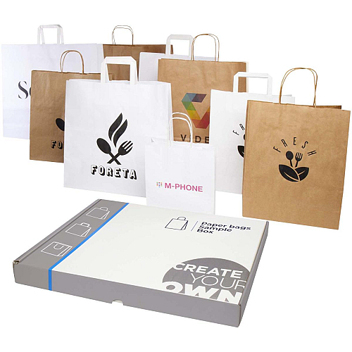 Kraft paper bags sample box 1