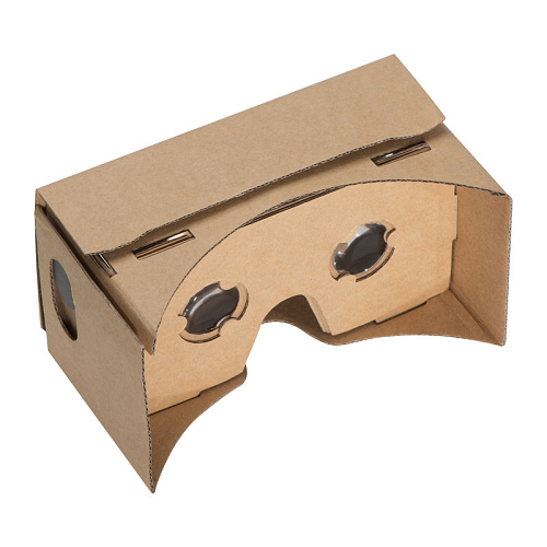 Virtual Reality glasses made of cardboard 3