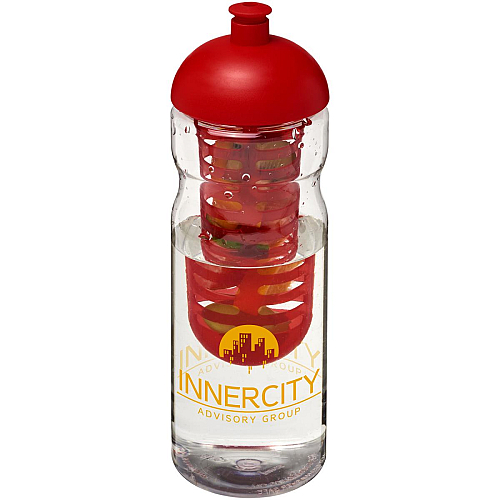 H2O Base® 650 ml dome lid sport bottle & infuser 2