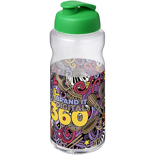 H2O Active® Big Base 1 litre flip lid sport bottle 2