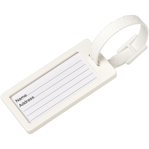 River recycled window luggage tag 1