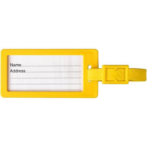 River recycled window luggage tag 3