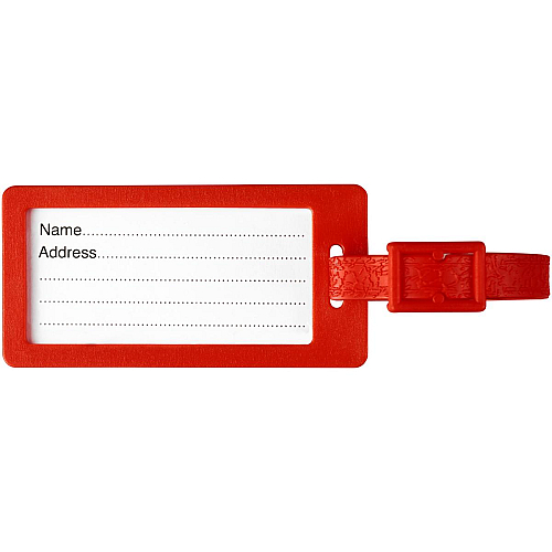 River recycled window luggage tag 3