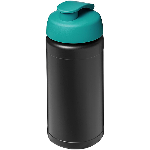 Baseline 500 ml recycled sport bottle with flip lid 1