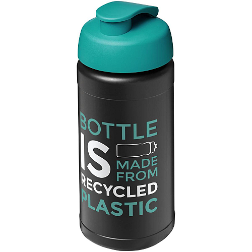Baseline 500 ml recycled sport bottle with flip lid 2