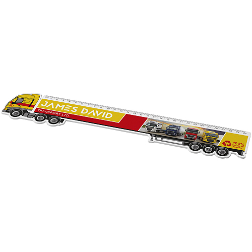 Tait 30cm lorry-shaped recycled plastic ruler 1