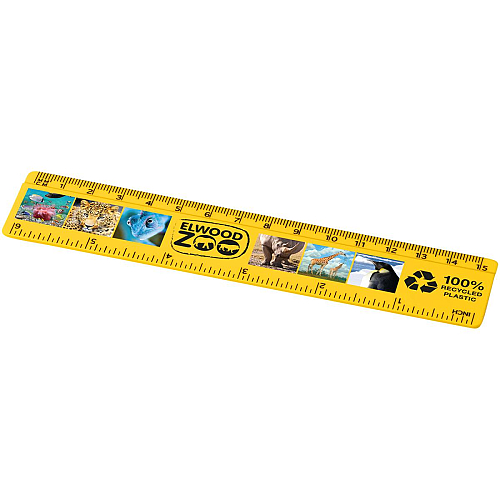 Refari 15 cm recycled plastic ruler 2