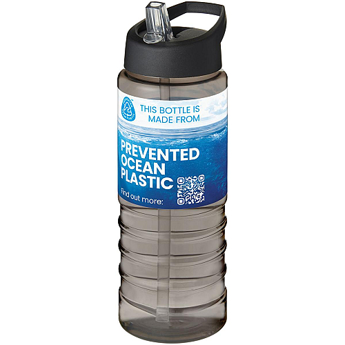 H2O Active® Eco Treble 750 ml spout lid sport bottle  2