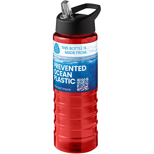 H2O Active® Eco Treble 750 ml spout lid sport bottle  2