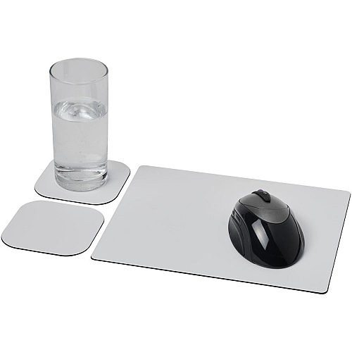 Brite-Mat® mouse mat and coaster set combo 3 1