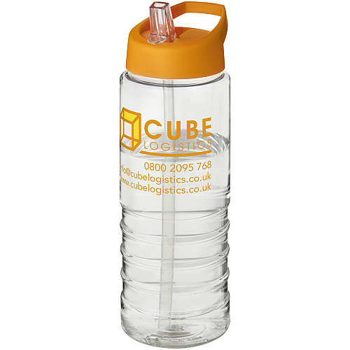 H2O Treble 750 ml spout lid sport bottle 2