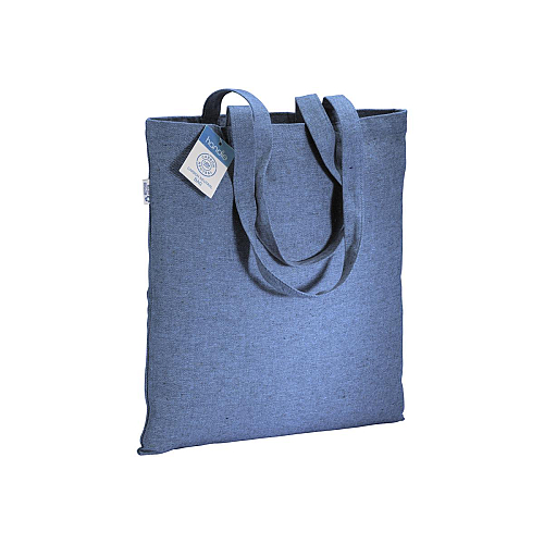 280g/m2 recycled cotton carbon neutral shopping bag, long handles 1