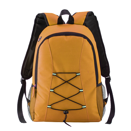 600D polyester Backpack with earbuds port 2