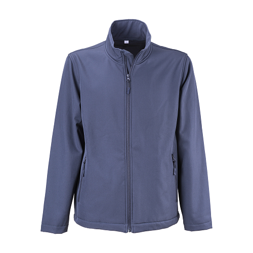 Softshell jacket with fleece interior, two side pockets and zipper closure. 2