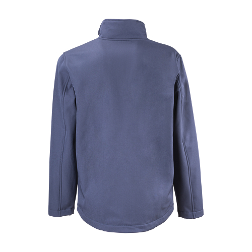 Softshell jacket with fleece interior, two side pockets and zipper closure. 3