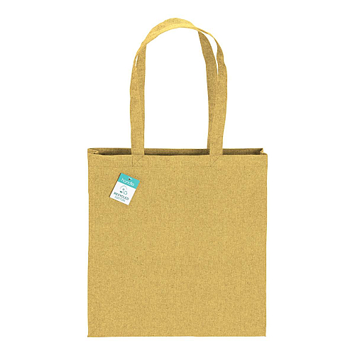 190 g/m2 recycled cotton shopping bag, long handles and gusset 2