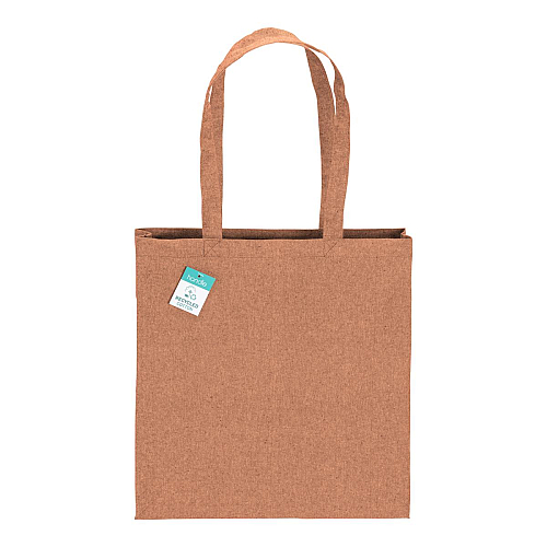 190 g/m2 recycled cotton shopping bag, long handles and gusset 2