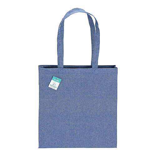 190 g/m2 recycled cotton shopping bag, long handles and gusset 2